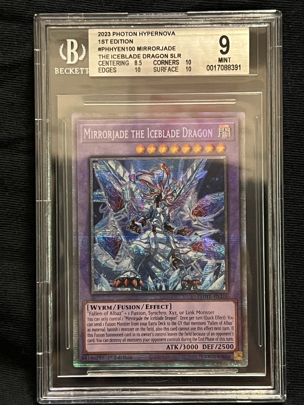 2023 PHOTON HYPERNOVA 1ST EDITION #PHHYEN100 MIRRORJADE THE ICEBLADE DRAGON SLR