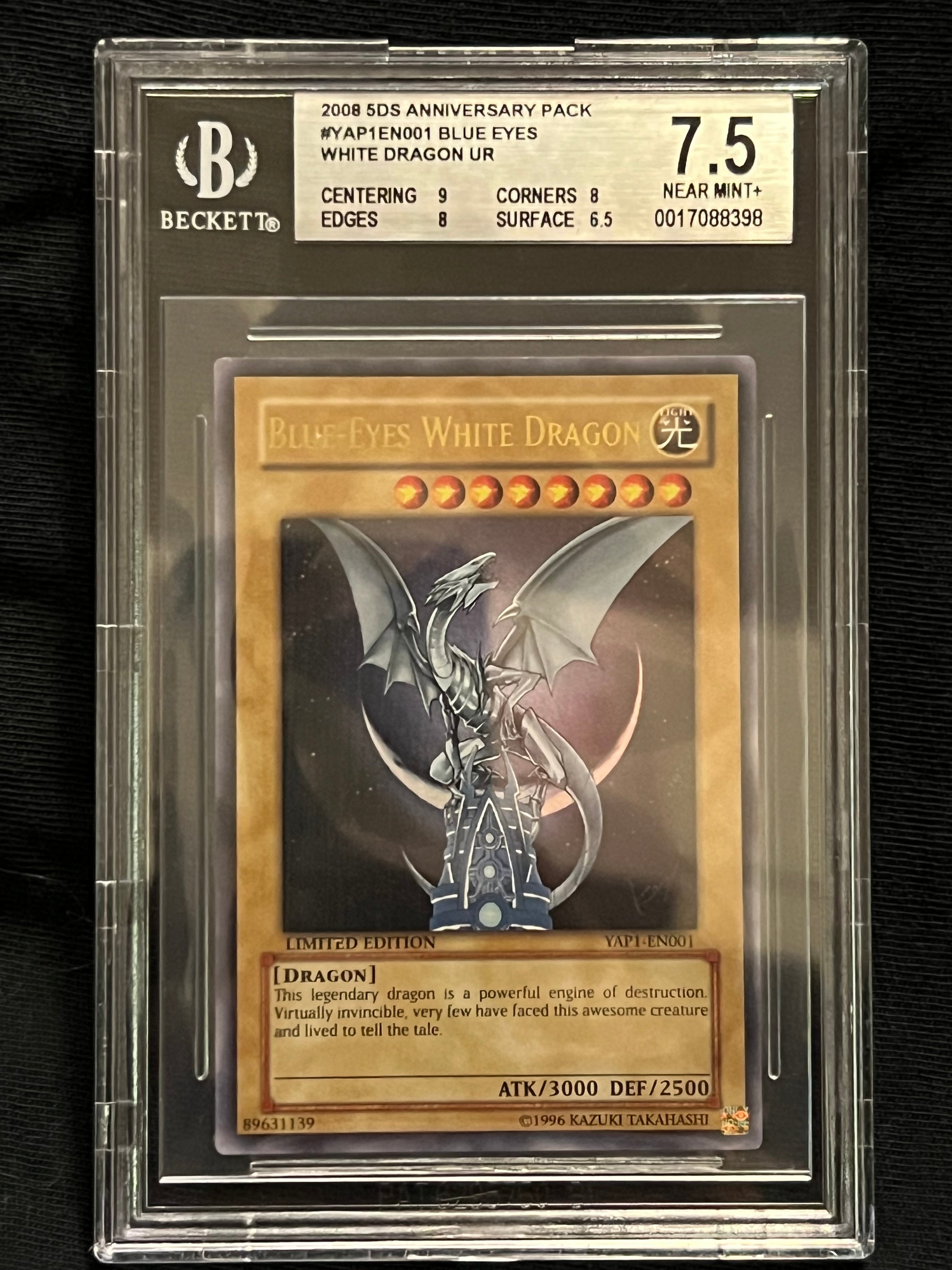 2008 5DS ANNIVERSARY PACK #YAP1EN001 BLUE EYES WHITE DRAGON UR